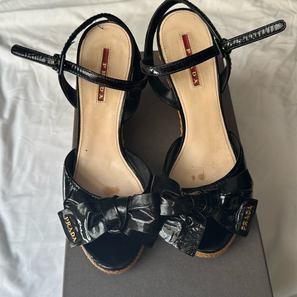Prada wedges